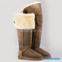 UGG Over The Knee Bailey Button - Chestnut